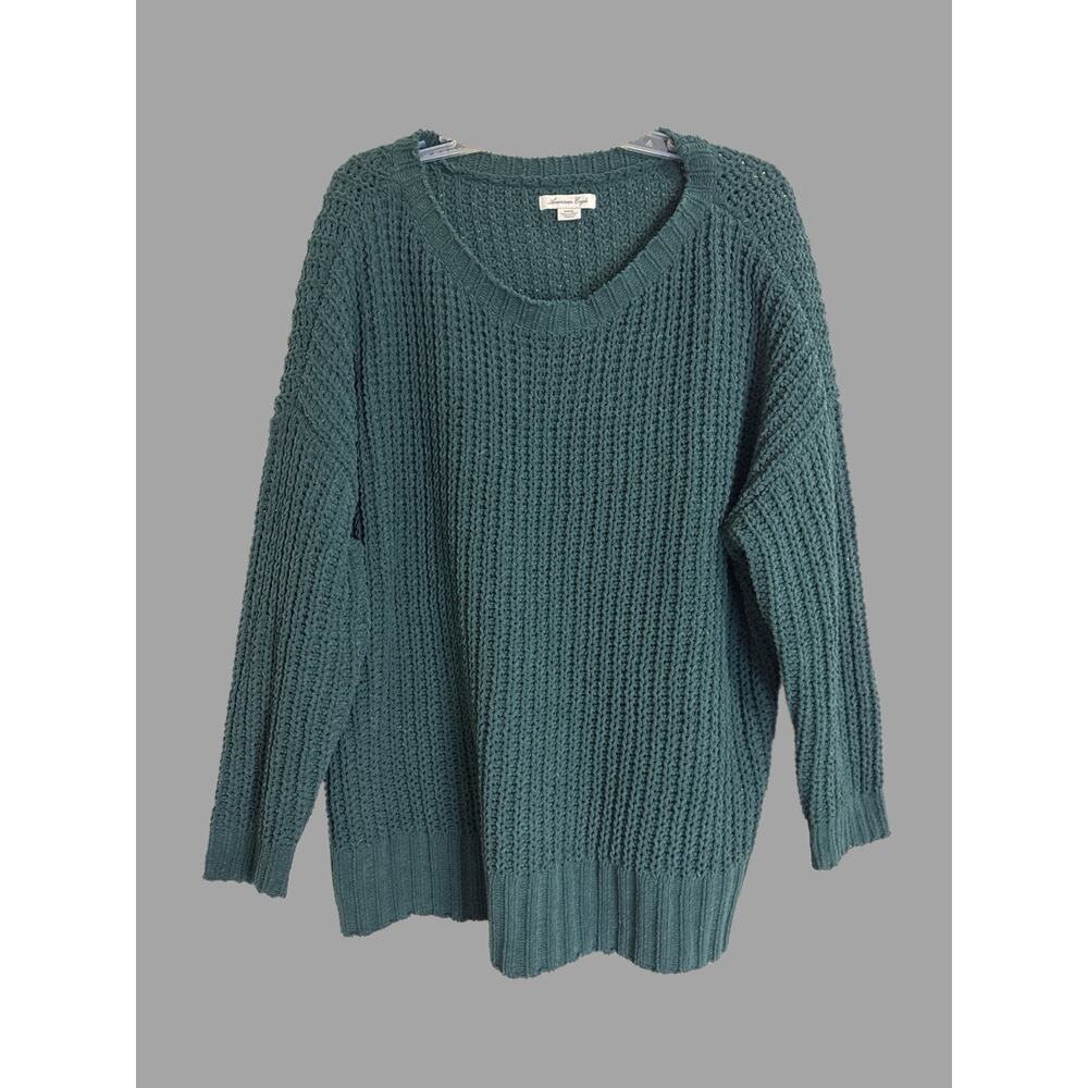 American Eagle Women’s Sweater Knit Green Size M Medium